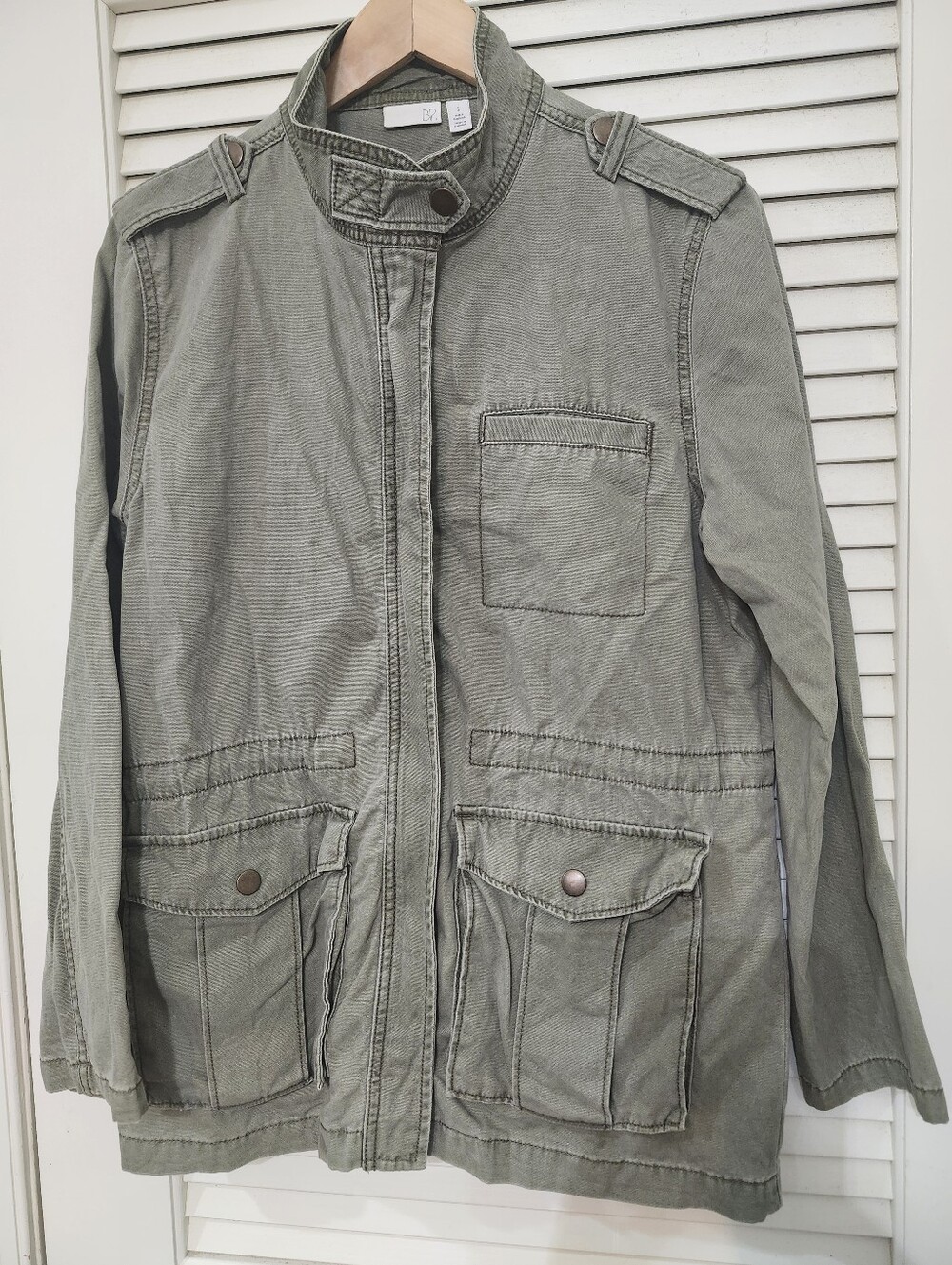 Womens bp Olive Green Military Field Jacket